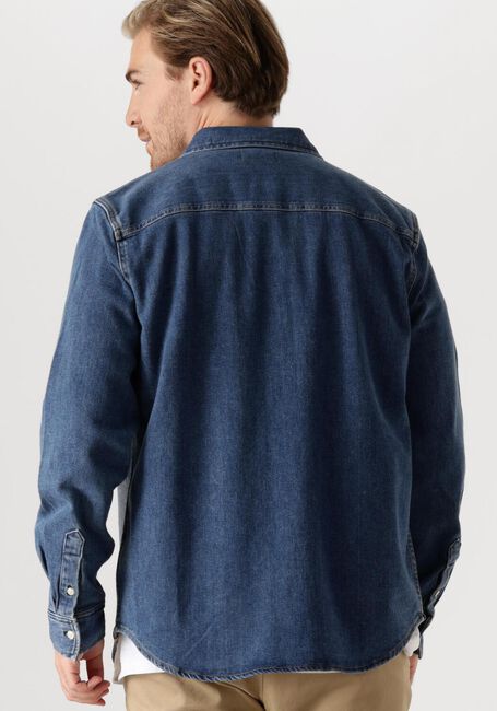Dunkelblau CALVIN KLEIN Overshirt SLIM DENIM SHIRT - large