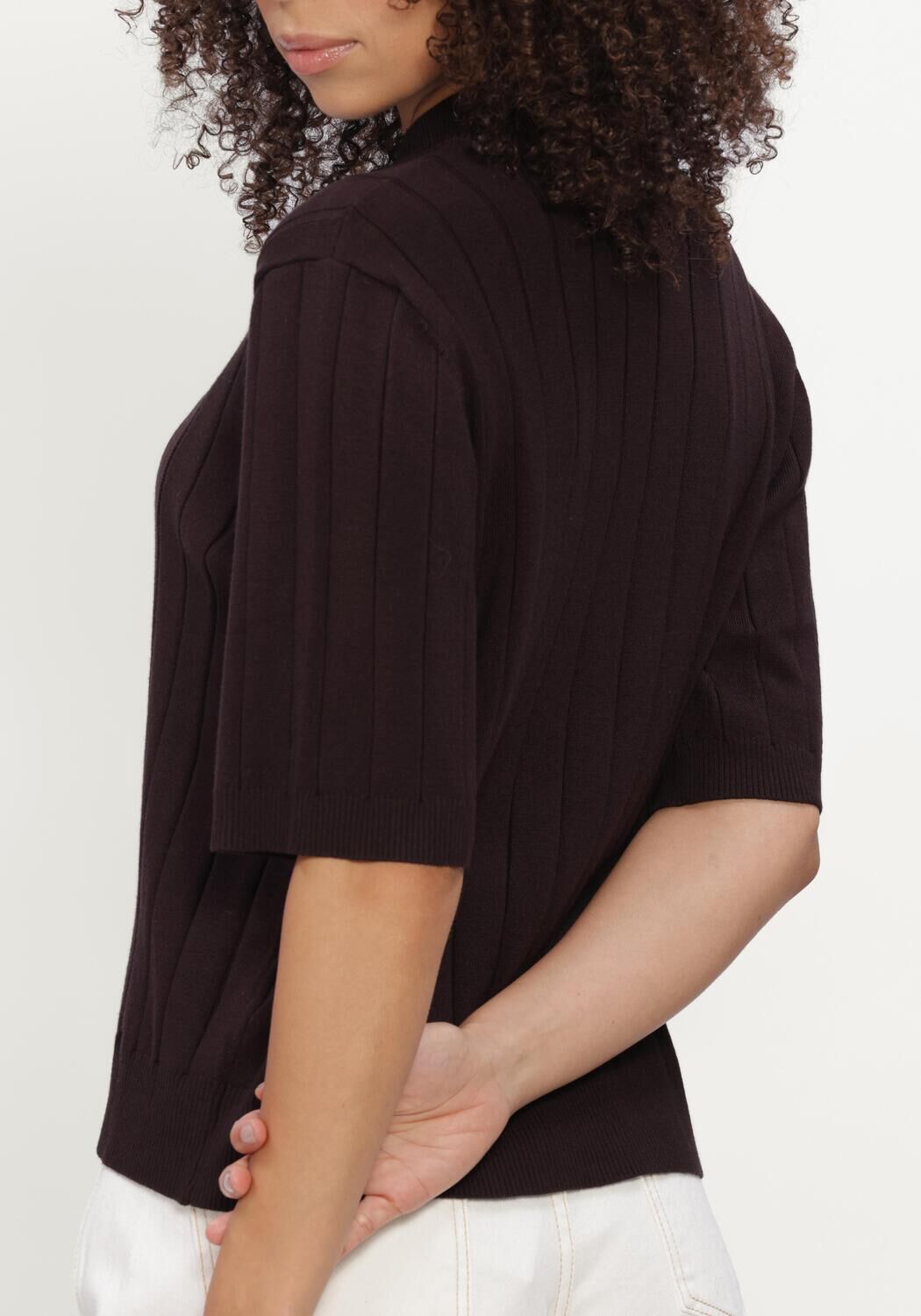 Braune BRUUNS BAZAAR Pullover & Cardigans ANEMONEBBGLADY KNIT - large