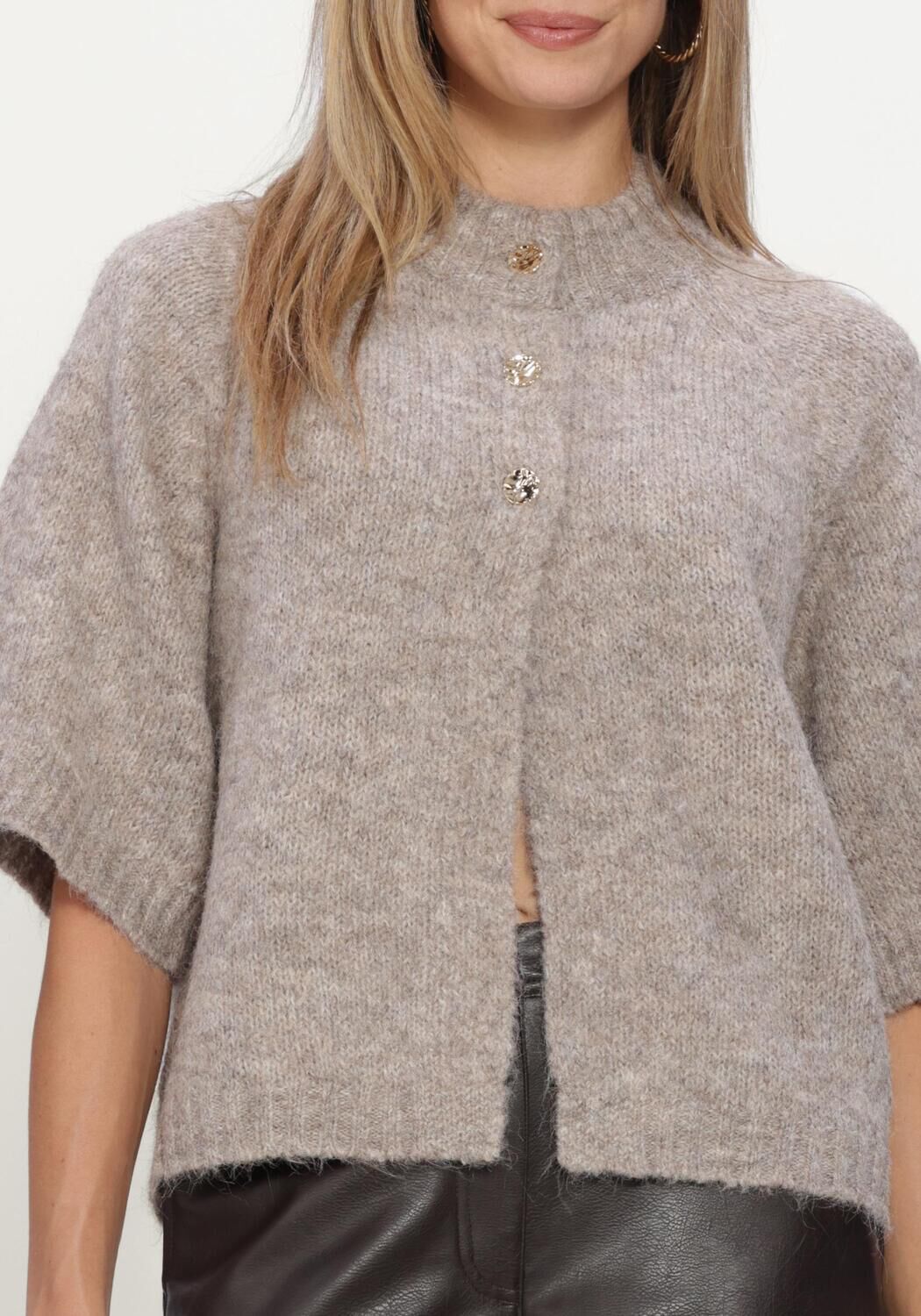 Taupe NOTRE-V Strickjacke NV-IMARA - large