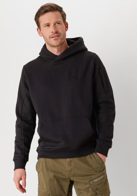 Schwarze PME LEGEND Pullover & Cardigans HOODED 3T CROSS FLEECE - large