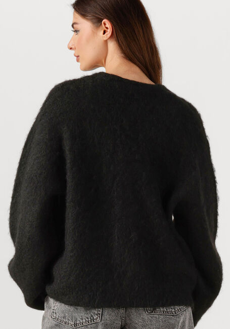 Schwarze EDITED Strickjacke ONORINA MOHAIR CARDIGAN - large