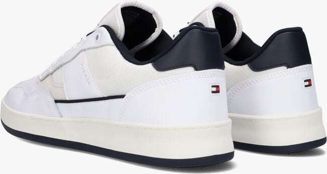 Weiße TOMMY HILFIGER Sneaker low RETRO COURT CUPSOLE - large