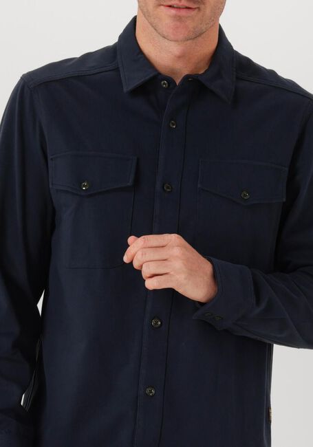 Blaue G-STAR RAW Casual-Oberhemd MARINE JERSEY SHIRT L\S - large