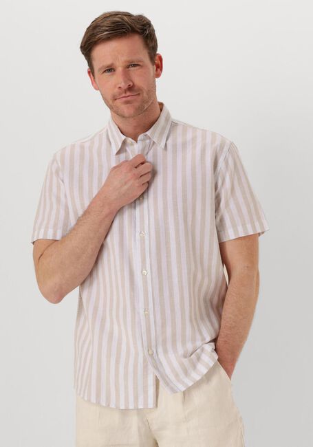 Beige SELECTED HOMME Casual-Oberhemd SLHREG-SUN SHIRT SS NOOS - large
