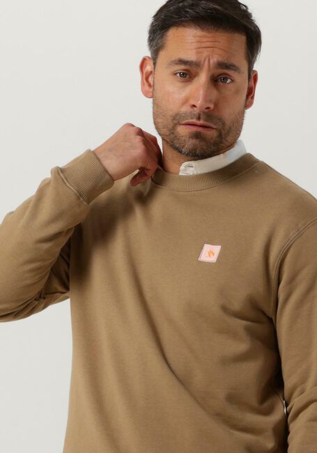 Sand SCOTCH & SODA Sweatshirt CLASSIC ESSENTIAL CREWNECK SWEATSHIRT - large