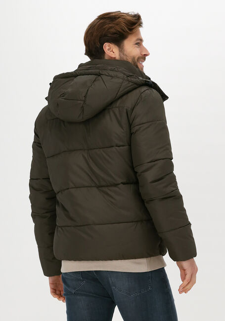 Grüne CALVIN KLEIN Wattierte Jack ESSENTIALS NON DOWN JACKET - large