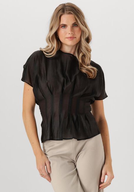 Schwarze SELECTED FEMME Blazer SLFIRIS SS O-NECK TOP - large
