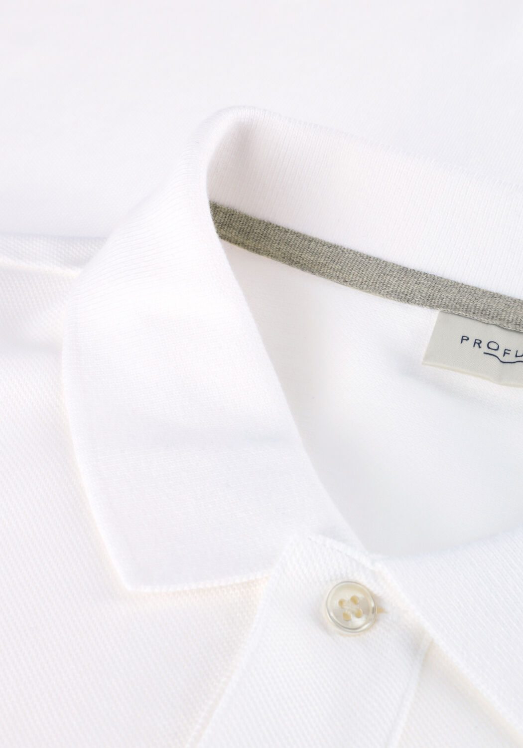 Wei&szlig;e PROFUOMO Polo-Shirt POLO SHORT SLEEVE - large