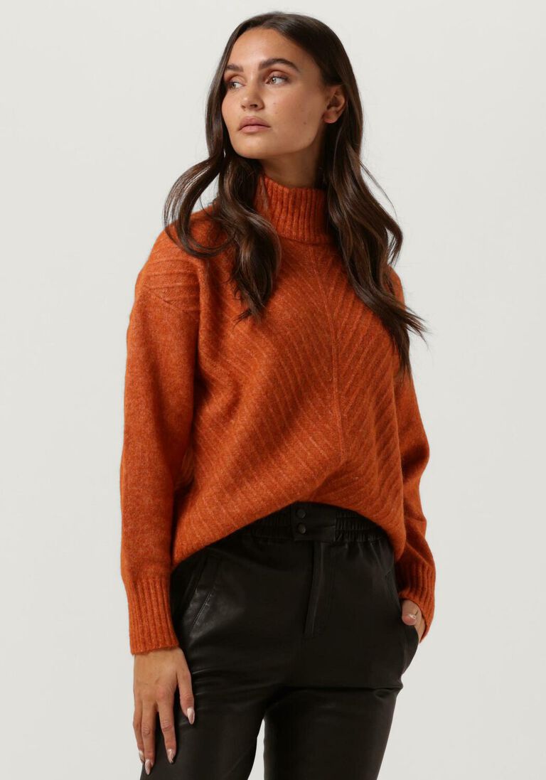 rost selected femme rollkragenpullover sif sisse ls knit highneck