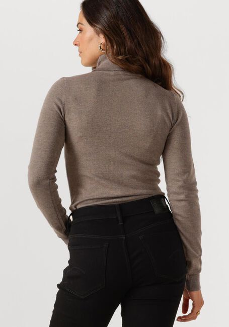 Taupe OBJECT Pullover OBJTHESS L/S ROLLNECK KNIT PULLOVER - large