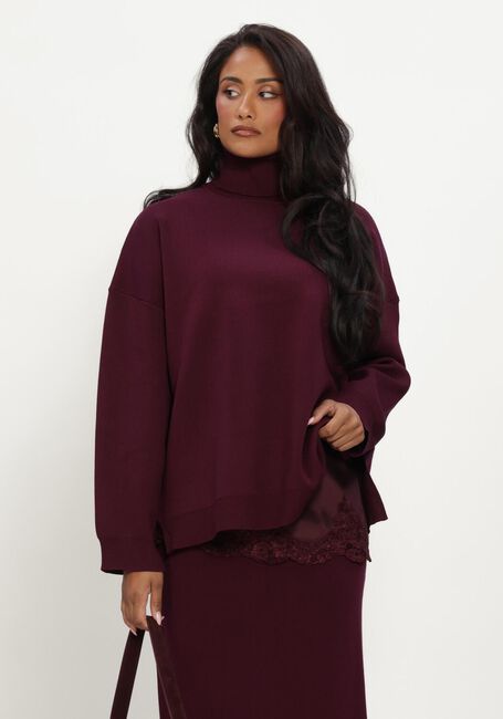 Bordeaux OMODA ATELIER Pullover OM-DANA X QUINTY - large