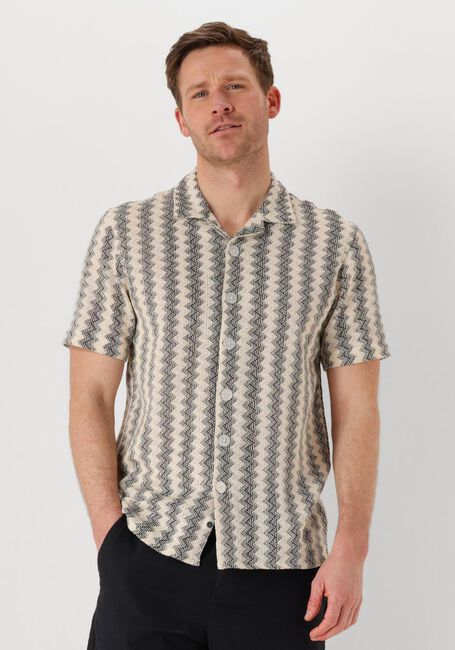 Nicht-gerade weiss ANERKJENDT Casual-Oberhemd AKLEON JACQUARD S/S SHIRT - large