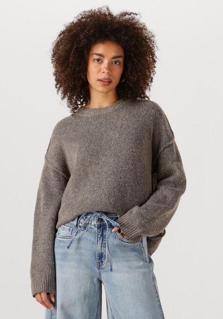 Graue MY ESSENTIAL WARDROBE Sweatshirt PALOMAMW KNIT PULLOVER - large