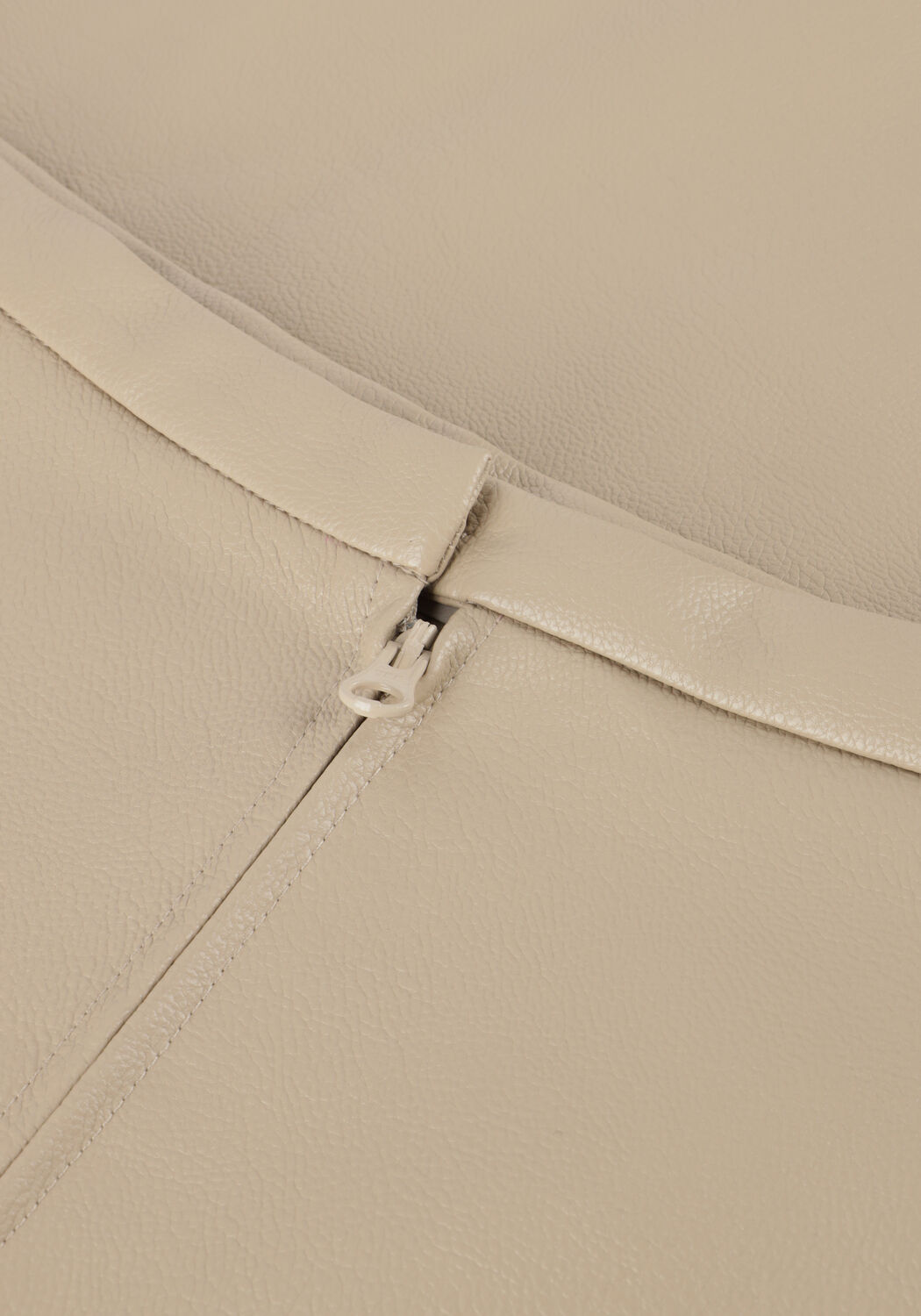 Beige SUMMUM Midirock SKIRT FAUX LEATHER - large