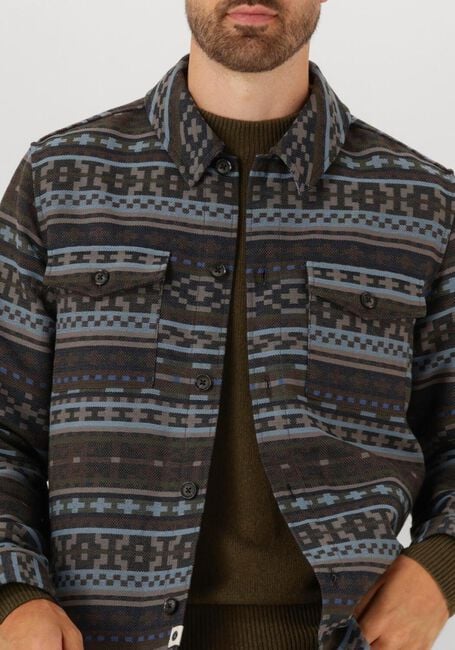 Braune ANERKJENDT Overshirt AKOSCAR INKA OVERSHIRT - large