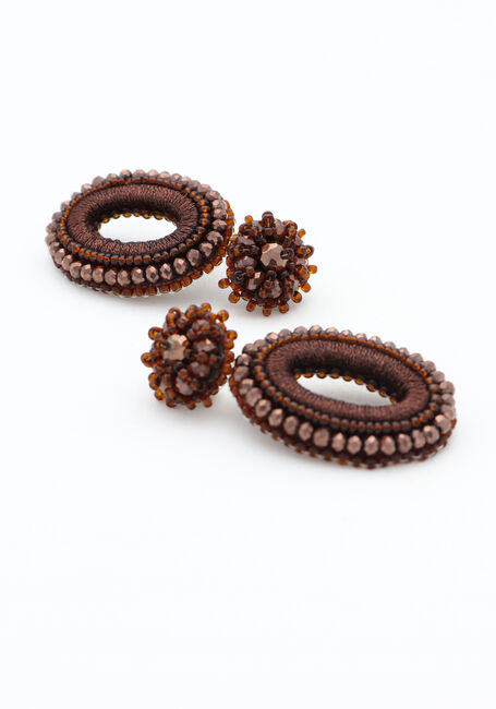 Braune PAULIE POCKET Ohrringe SMALL IVY EARRINGS - large