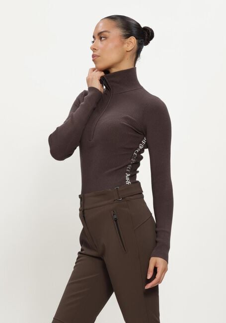 Braune AIRFORCE Pullover RUBY RIBBED PULLY - large