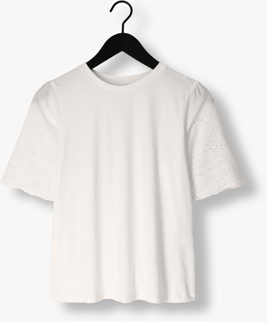 Weiße Y.A.S. T-shirt YASLEX SS TOP W. EMB SLEEVES S. - large