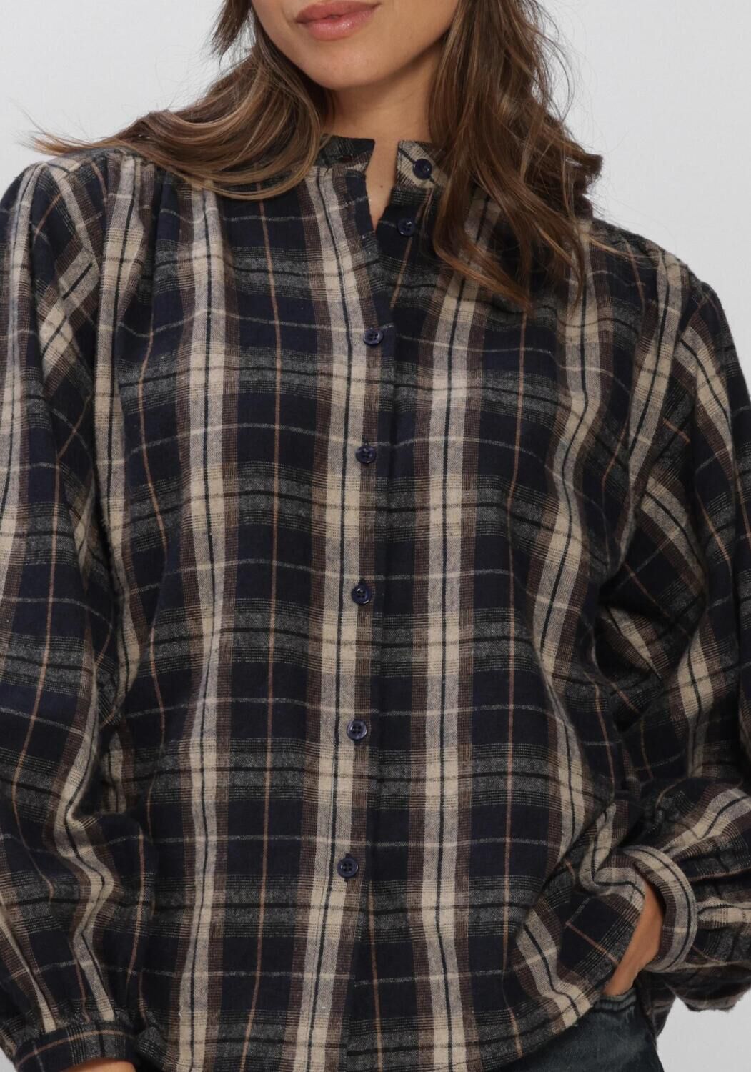 Mehrfarbige/Bunte BY-BAR Blusen JAGGER CHECK BLOUSE - large