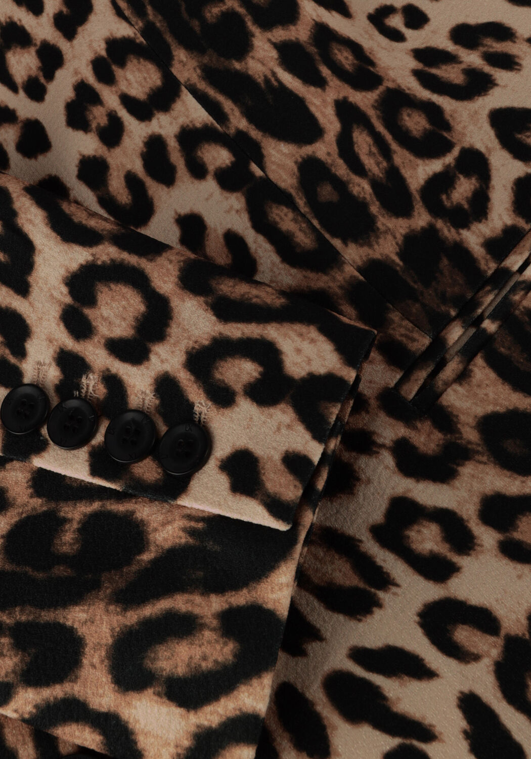 Braune ALIX THE LABEL Blazer LADIES WOVEN LEOPARD BLAZER - large