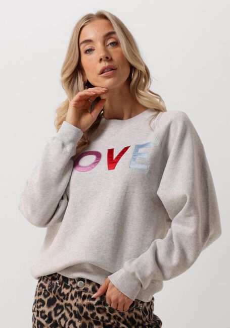 Graue CATWALK JUNKIE Sweatshirt RELAXED RAGLAN SLEEVE SWEATER - large