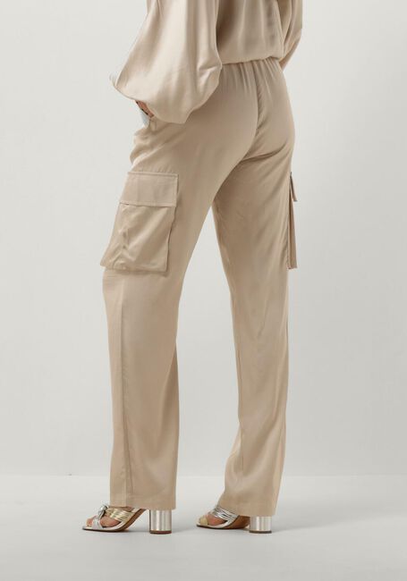 Beige RESORT FINEST Cargohosen SATIN CARGO PANTS - large