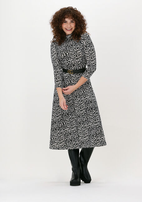Schwarze SET Midikleid 73913 - large