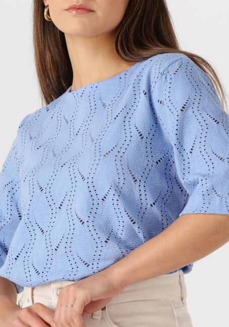 Hellblau OBJECT Top OBJAVA 2/4 LO O-NECK TOP - large