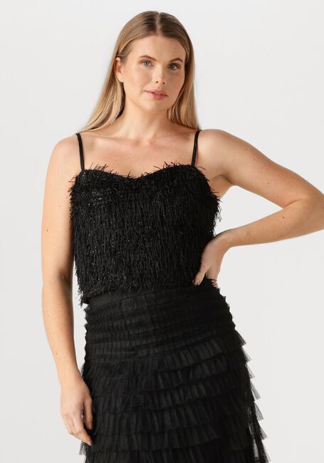 Schwarze CO'COUTURE Top GONZOCC V-TOP - large