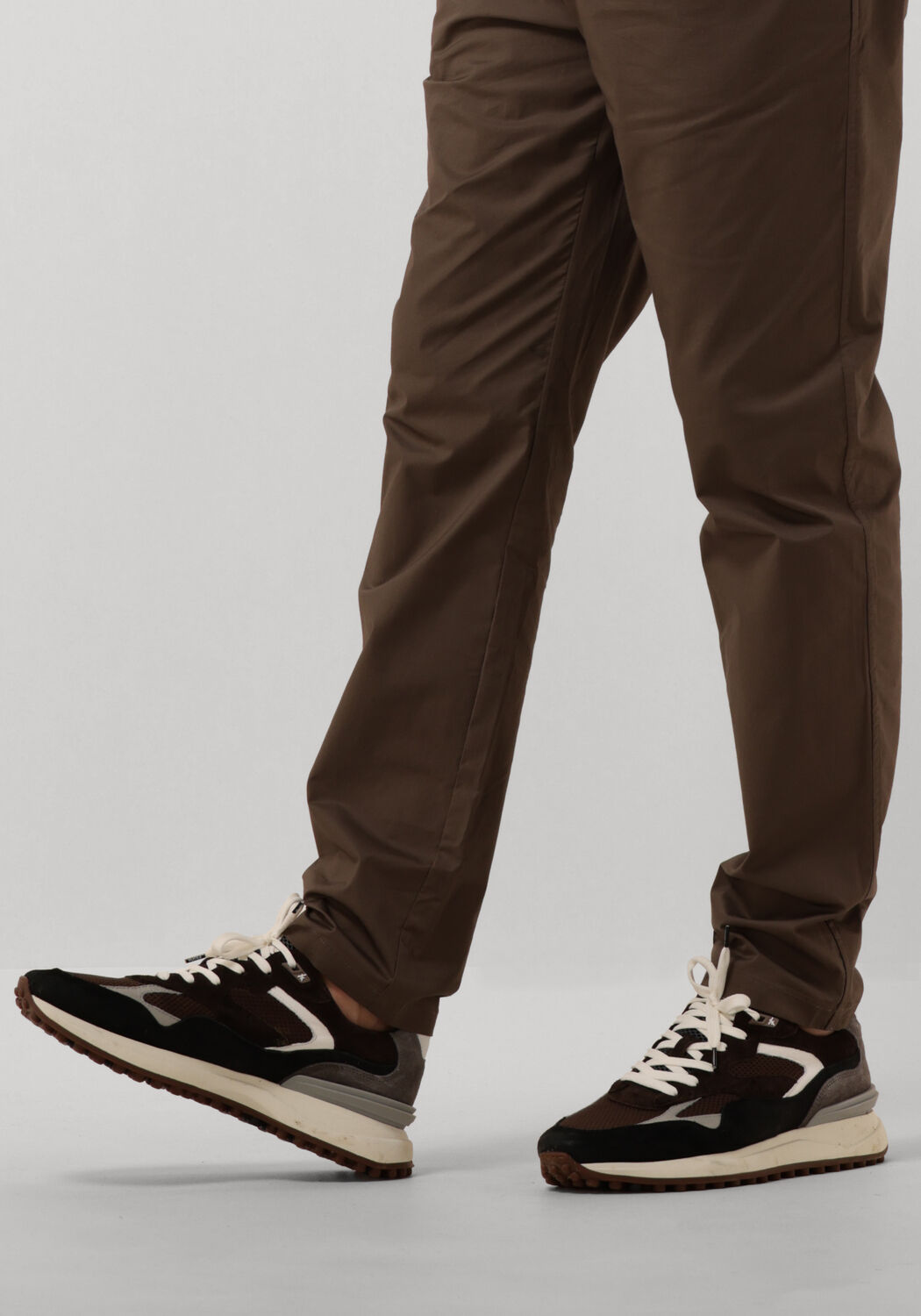 Braune FLORIS VAN BOMMEL Sneaker Low SFM-10159 NOPPI - large