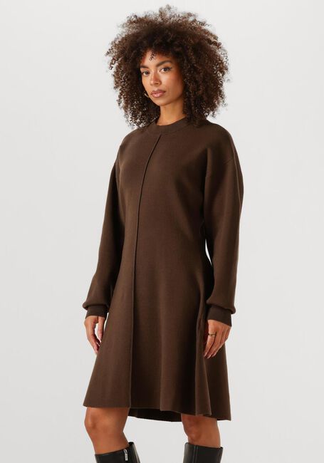 Braune MSCH COPENHAGEN Minikleid MSCHALFREDA EAST DRESS - large