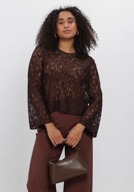 Braune STUDIO ANNELOES Top Amaya lace top - large