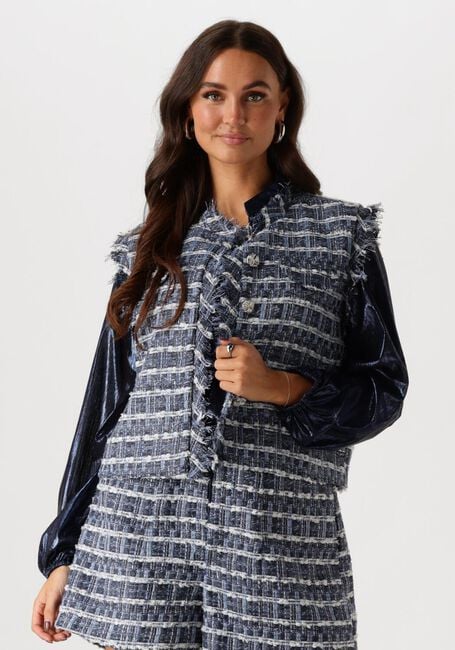 Blaue STUDIO AMAYA Gilet SEMMY - large