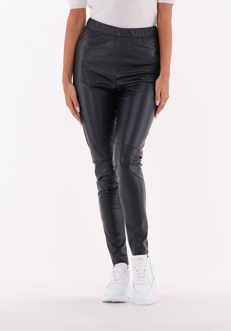 Schwarze PENN & INK Legging TROUSERS LEATHERLOOK - large
