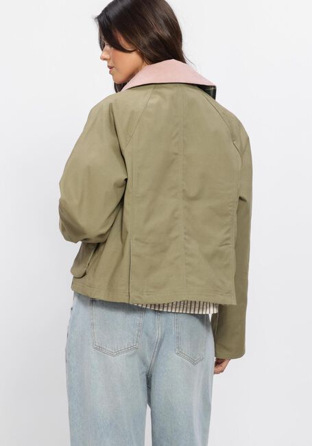 Olive BARBOUR Jacken CROPPED BEADNELL CASUAL JACKET - large