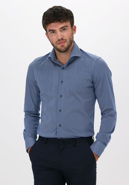 Blaue PORTO MILANO Casual-Oberhemd FARO - large