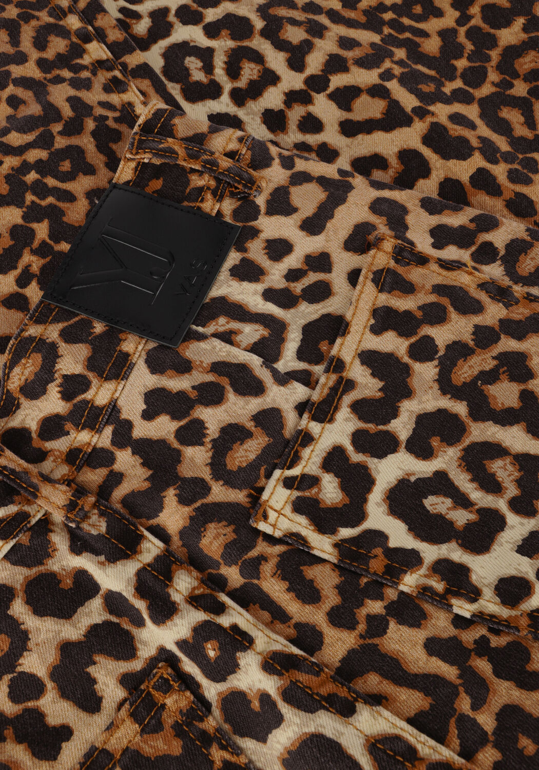 Braune Y.A.S. Wide jeans YASLEONORA HW DENIM JEANS - large