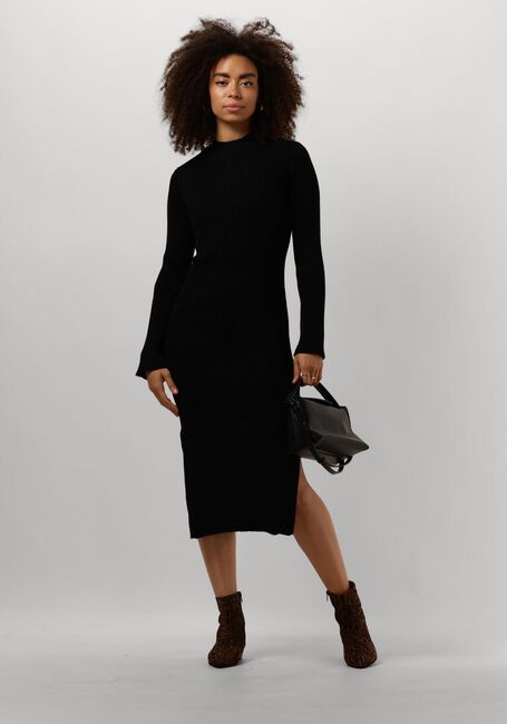 Schwarze MSCH COPENHAGEN Midikleid MSCHJENETTA HASLE DRESS - large