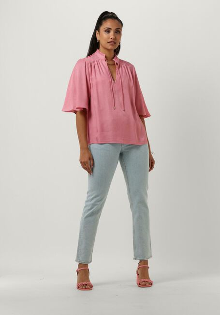 Rote FREEBIRD T-shirt WV-WASH-SATIN-VIS-23-10 - large