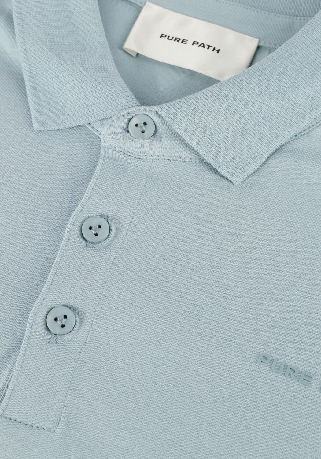 Hellblau PURE PATH Polo-Shirt REGULAR FIT POLO SS T-SHIRTS - large