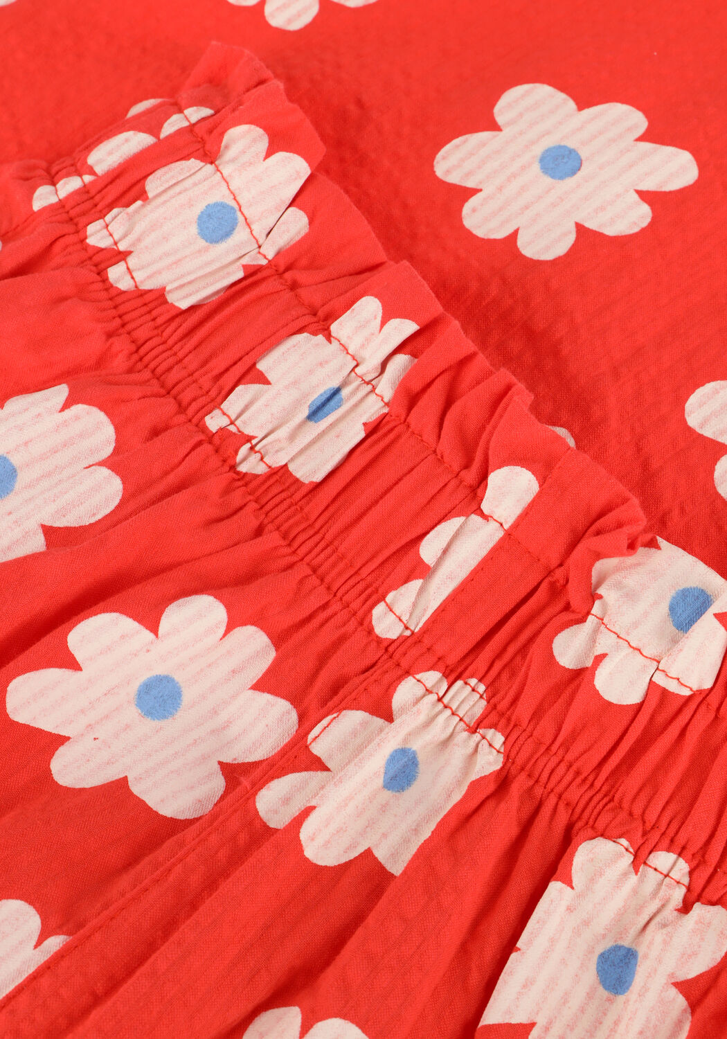 Rote Jelly Mallow Weite Hose FLORAL WIDE PANTS - large