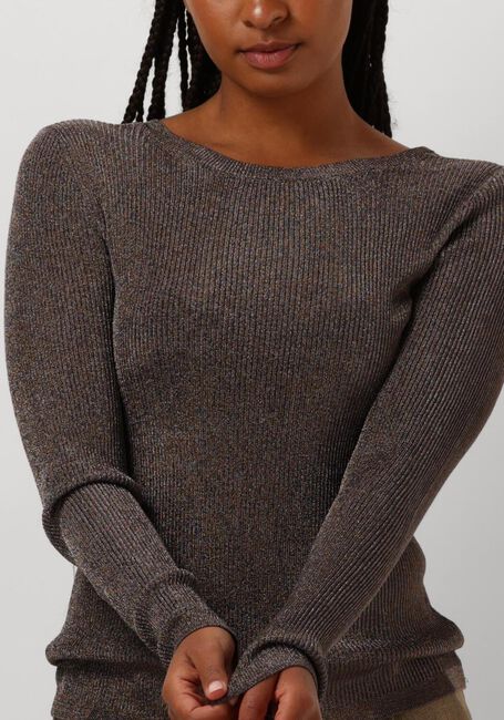 Graue GESTUZ T-shirt SILVIGZ DEEP BACK BLOUSE - large