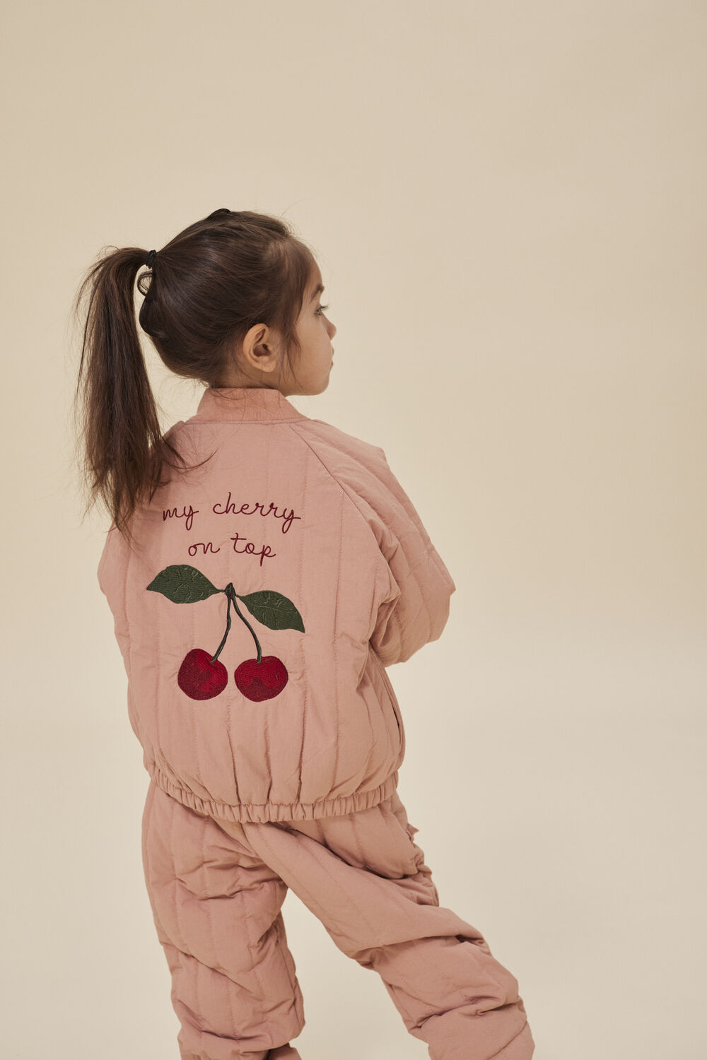 Hell-Pink KONGES SLOJD Jack JUNO FRILL BOMBER JACKET - large