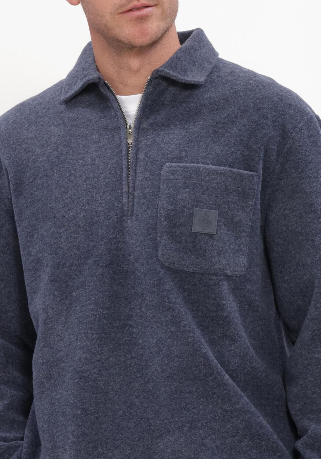 Dunkelblau THE GOODPEOPLE Pullover LEO - large