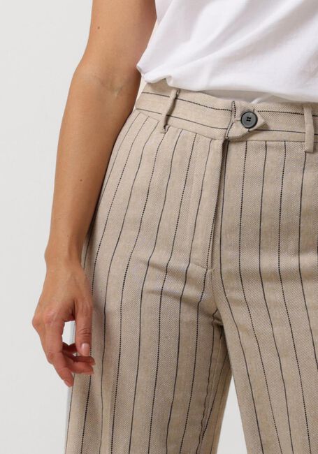 Beige CO'COUTURE Hose LINEN PIN LONG PANT - large