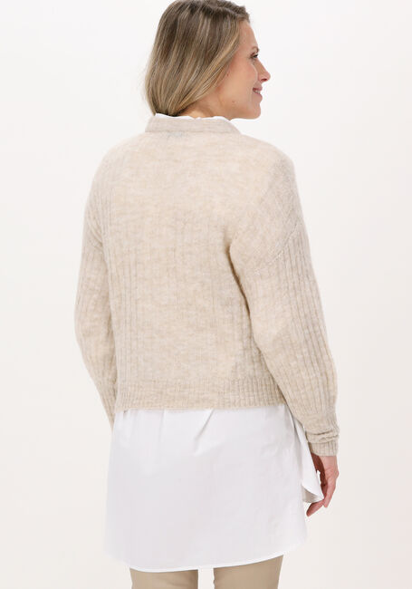 Beige MSCH COPENHAGEN Pullover CHEANNA ALPACA RIB PULLOVER - large