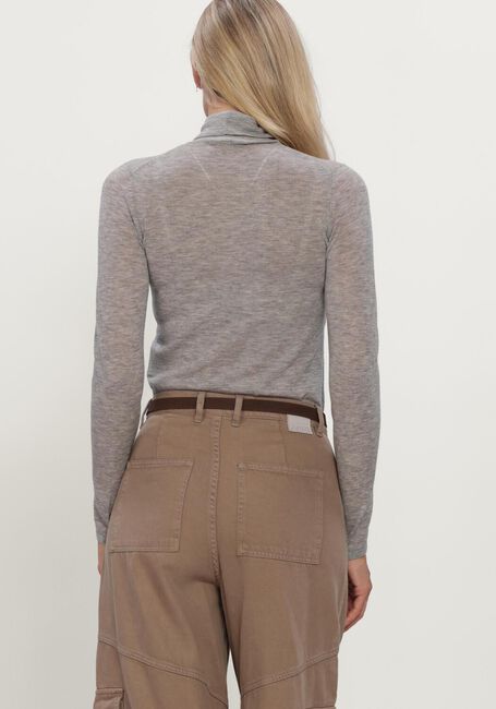 Graue SELECTED WOMEN Top SLWVENDY WOOL LS KNIT ROLL NECK - large