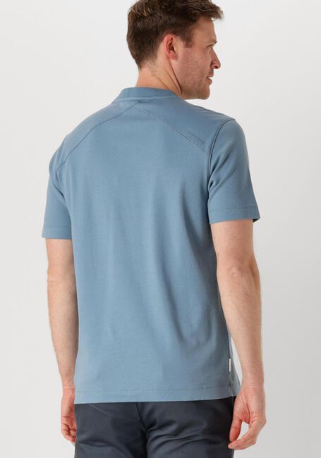 Blaue CAST IRON T-shirt SHORT SLEEVE R-NECK REGULAR FIT INTERLOCK - large