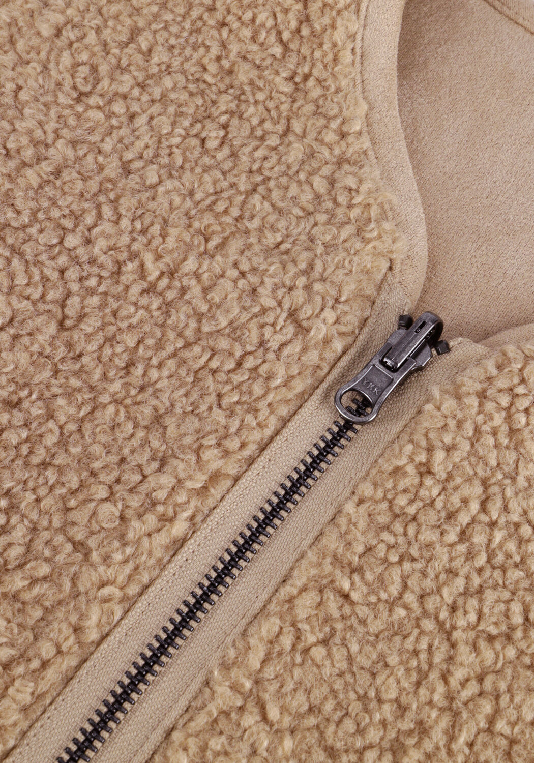 Camelfarbene KNIT-TED Gilet TASHA JACKET - large