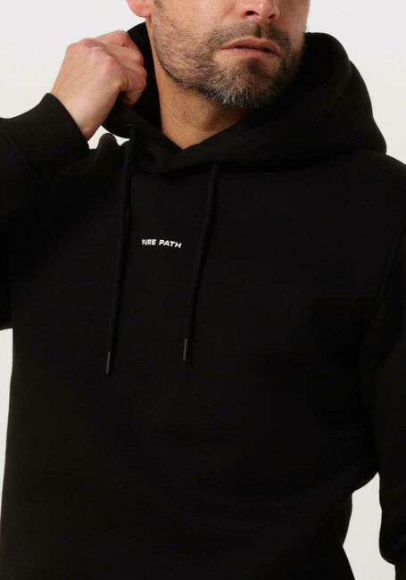 Schwarze PURE PATH Sweatshirt ESSENTIAL LOGO HOODIE - large